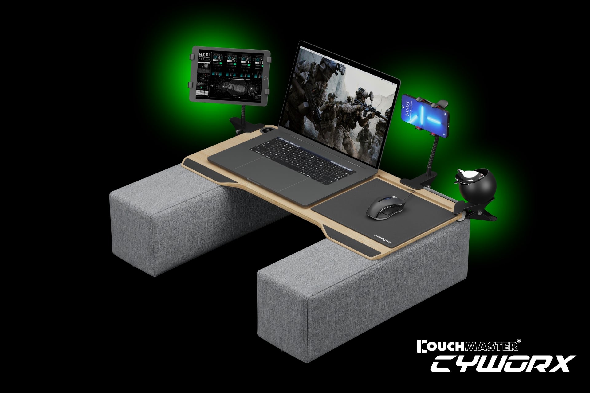 Couchmaster® CYWORX パソコンテーブル Couchmaster® CYWORX – nerdytec