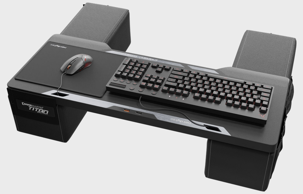 Nerdytec COUCHMASTER® Cycon Black Edition Ergonomische Auflage für